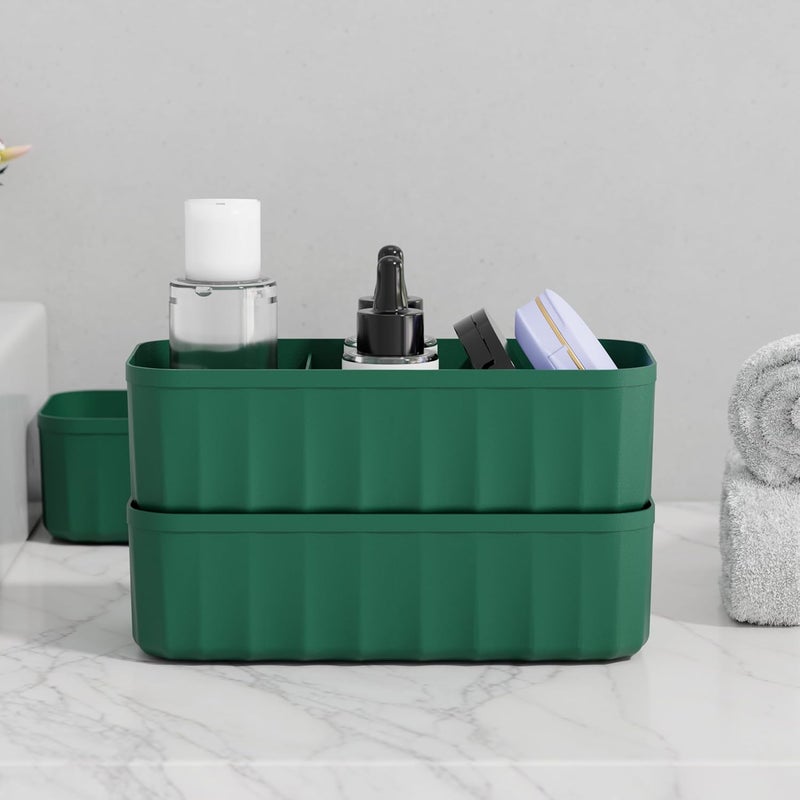 OCRETA Innerwear Organiser Bra Organizer for Wardrobe Organizer for Clothes Socks Organizer for Wardrobe Undergarments Organizer for Women Panty Organiser for Wardrobe Pack of GREEN 6 - Image 3