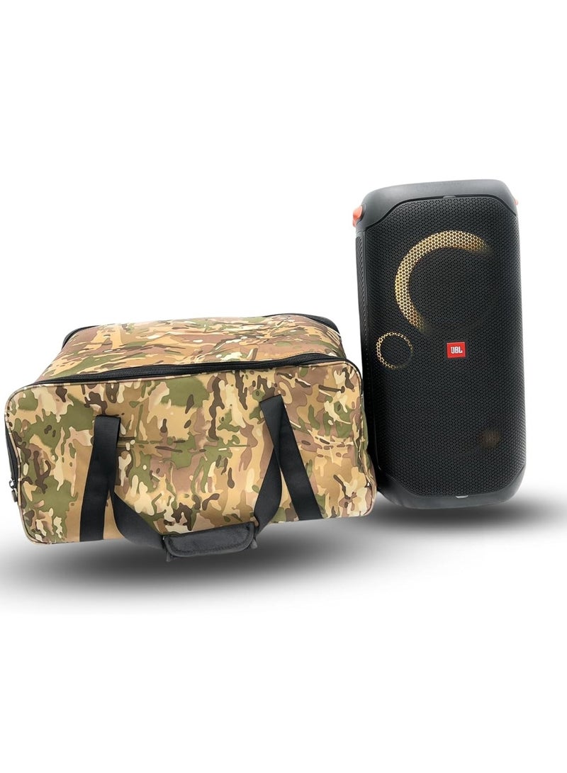 أنجري بول حقيبة تخزين آمنة لسماعات الصوت مع حزام عملي وحقيبة سفر متوافقة مع (JBL PARTYBOX 110 BAG ARMY-C) - Image 2