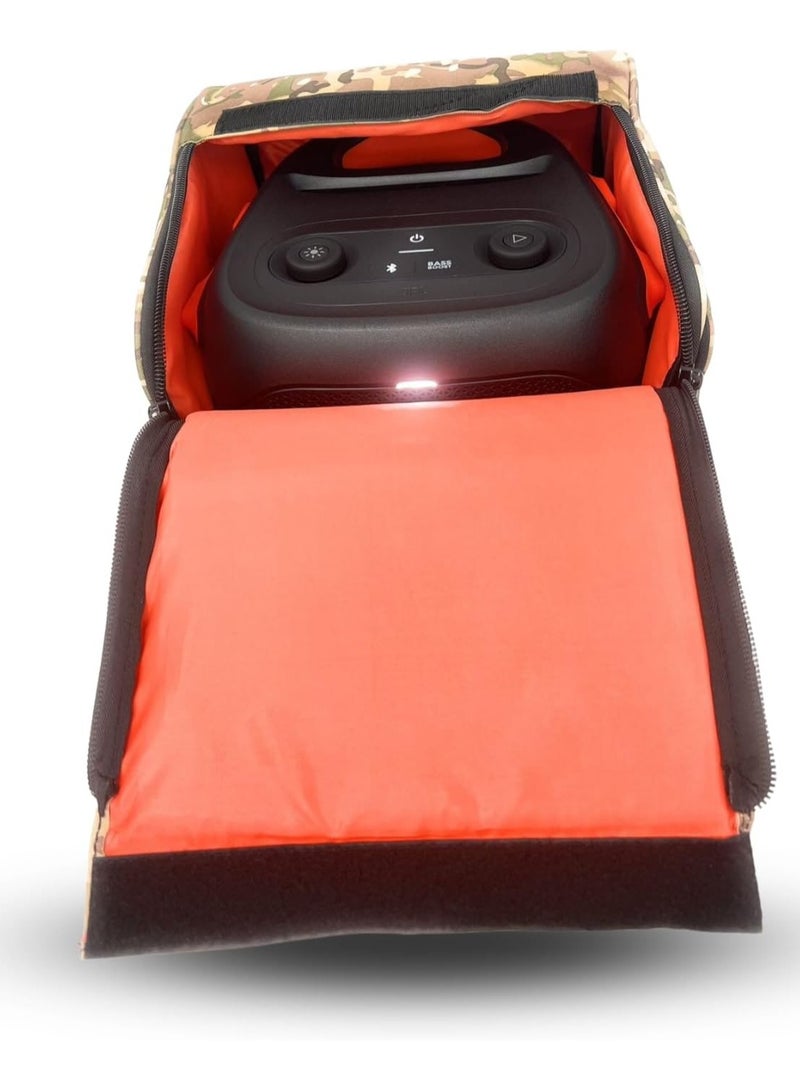 أنجري بول حقيبة تخزين آمنة لسماعات الصوت مع حزام عملي وحقيبة سفر متوافقة مع (JBL PARTYBOX 110 BAG ARMY-C) - Image 4