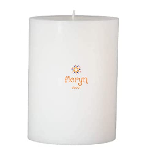 Floryn Decor Smokeless, Dripless Paraffin Wax Pillar Candles Set of 4 (2 by 2, 2 by 3, 2 by 4, 2 by 4.5 inches, White Unscented) - Image 5