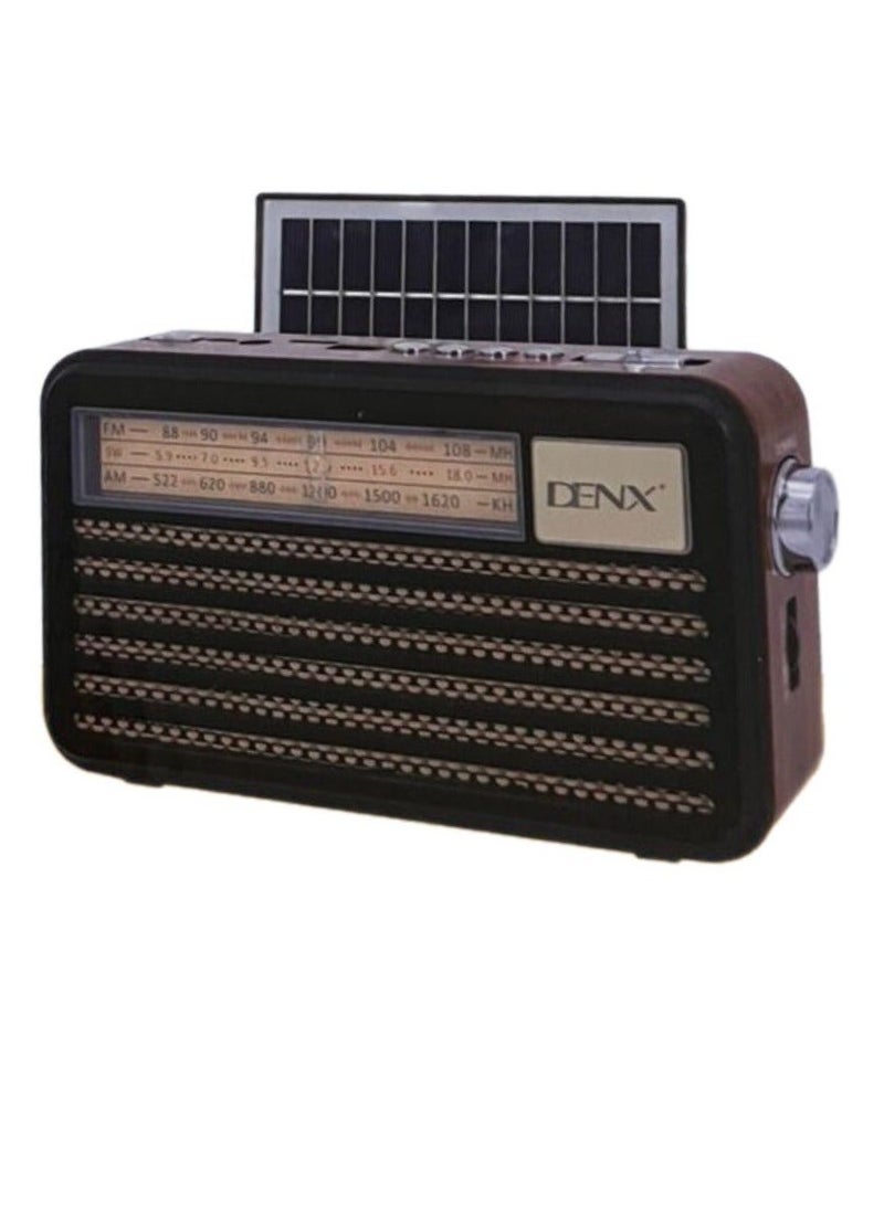Denx ‏HiFi Speaker with Solar Panels - Image 1