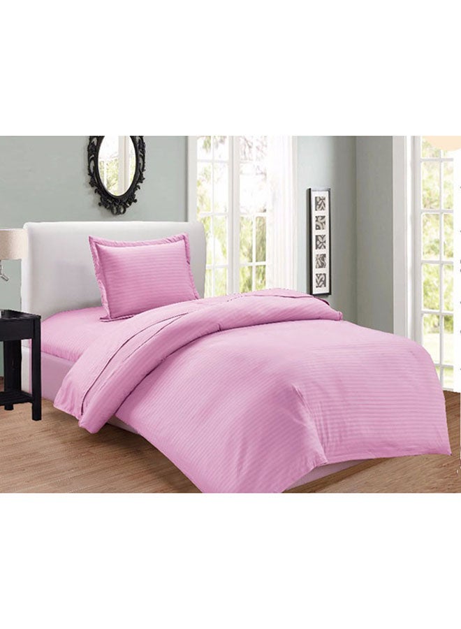 Libai 5Piece Hotel Duvet Cover Set Microfiber Pink