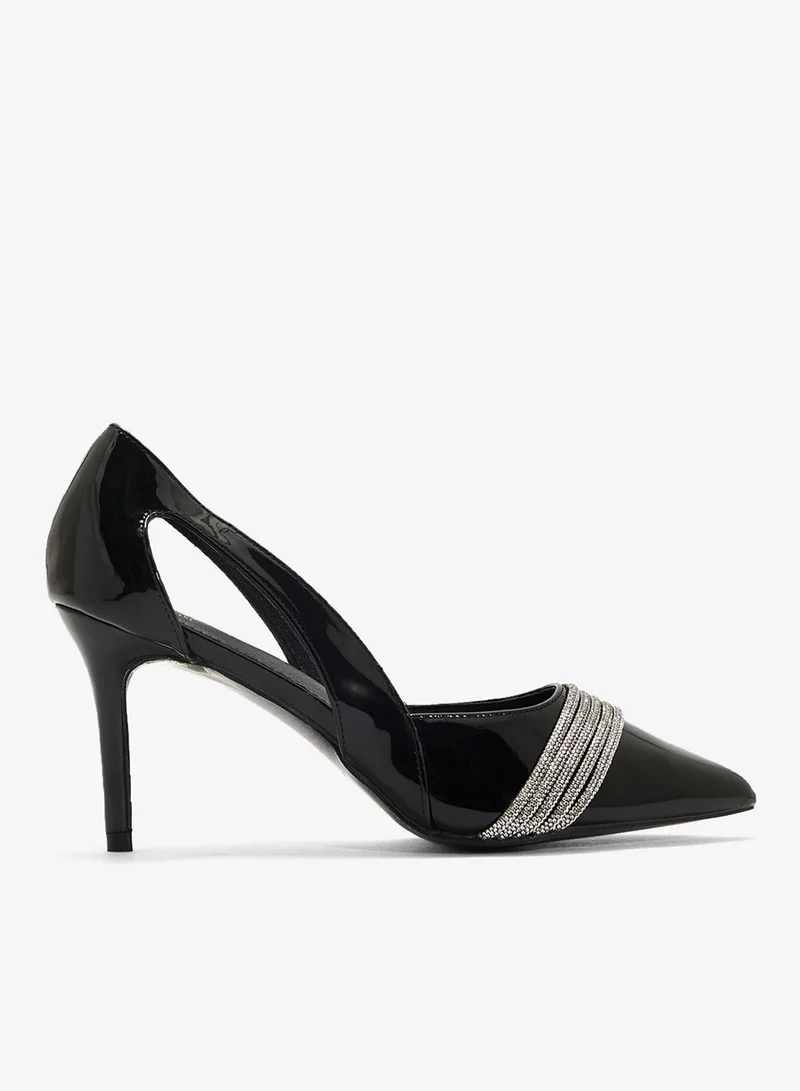 Diamante Heeled Pump