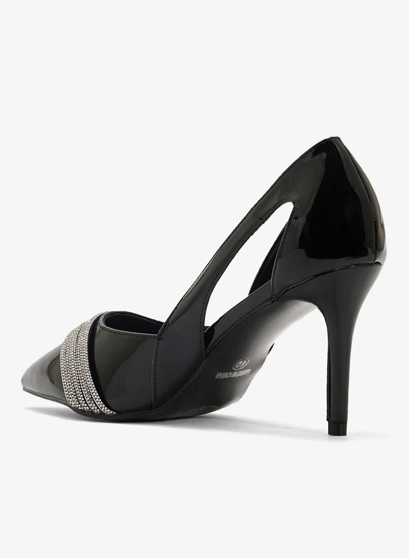 Ella Limited Edition Diamante Heeled Pump