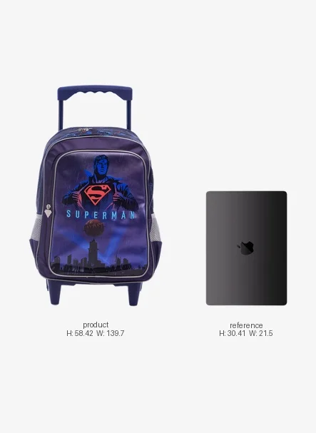 Superman School Bag - Trolley Bag