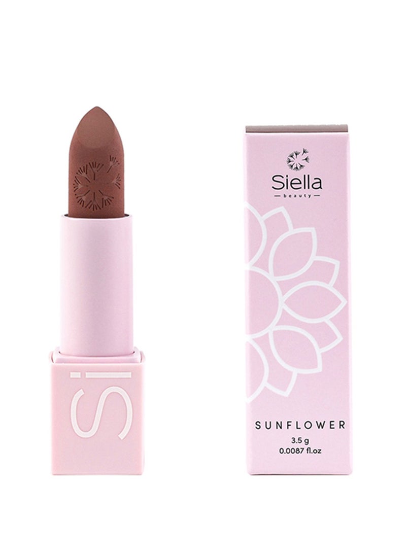 Siella Beauty Sunflower Flower Power Matte Lipstick,Upto 10 hr Long Lasting Lipstick, Made In Italy - Image 2