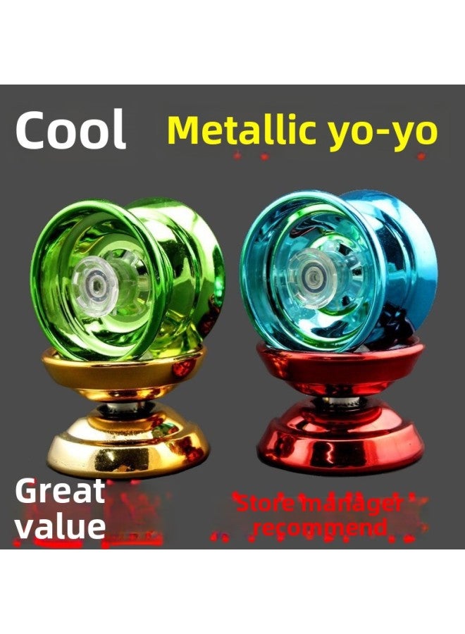 Alloy Yo-yo Children's Toys Metal Yo-yo Live Sleep Dead Sleep Chenghai District Toy Wholesale-Color:Gradient Alloy Yo-yo Maximum Diameter Red - Image 3