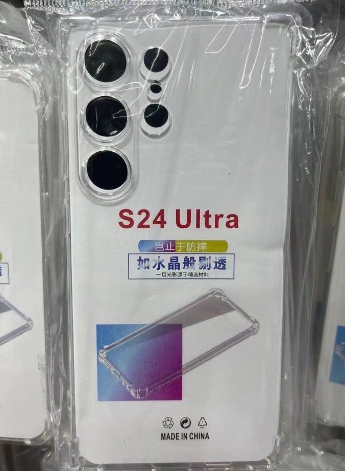 Samsung Galaxy S24 Ultra TPU Cover Transparent Shockproof Bumper Protective Case For Samsung S24 Ultra Clear - Image 3