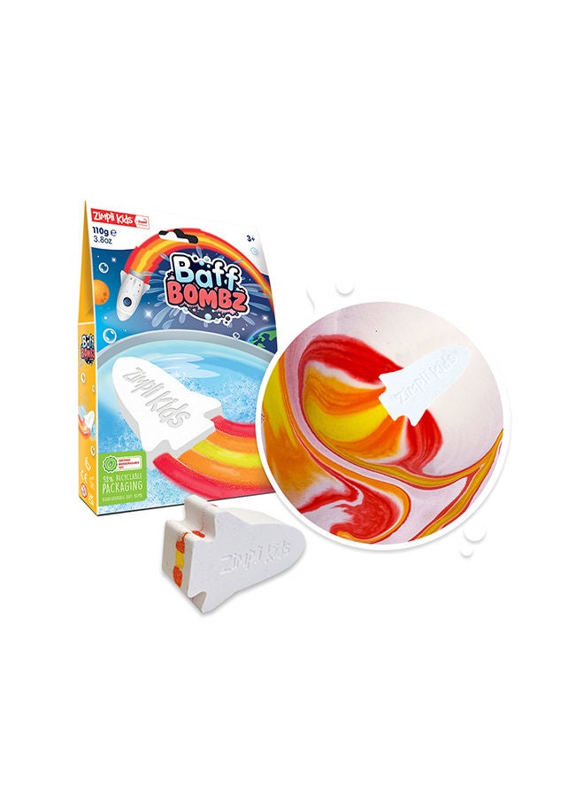 Zimpli Kids Baff Bomb White Rocket Flame Effect - Image 2