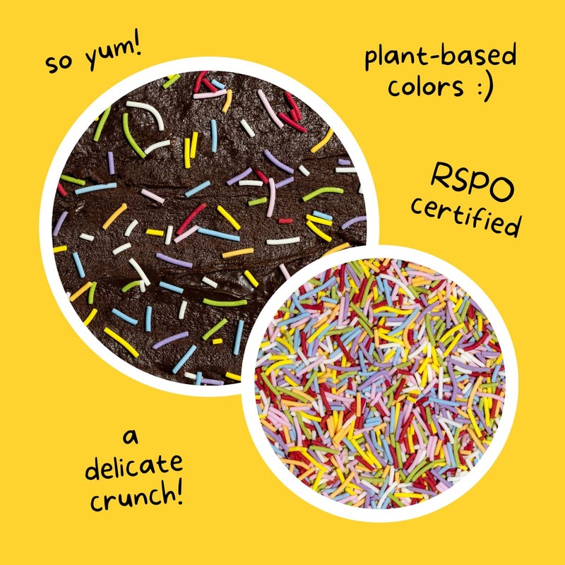 Supernatural Rainbow Crunchies Natural Sprinkles by Supernatural, Made in USA, No Artificial Dyes, Soy Free, Gluten Free, Vegan, 3oz - Image 3