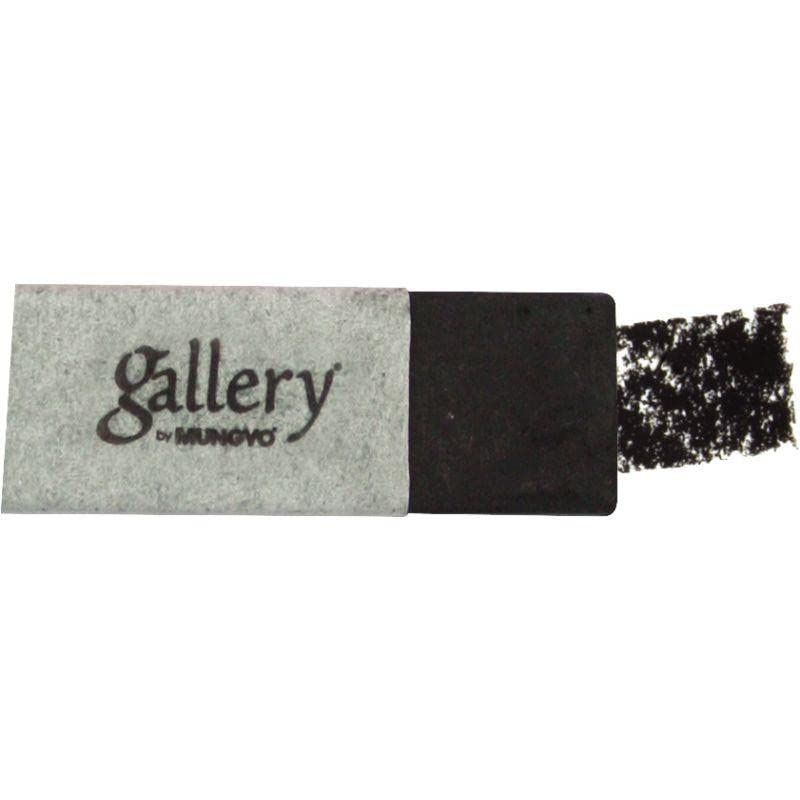 Mungyo Gallery Artists Square Individual Soft Pastel Pack of 6 Black Colors - Image 2