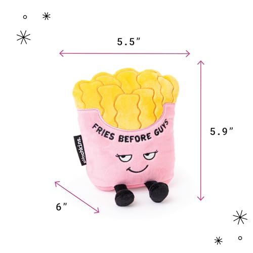 Punchkins French Fry Plushie Exercise You Mean Extra Fries Sassy French Fry Plush Cute Funny Plush Toy for Gifting - Image 5