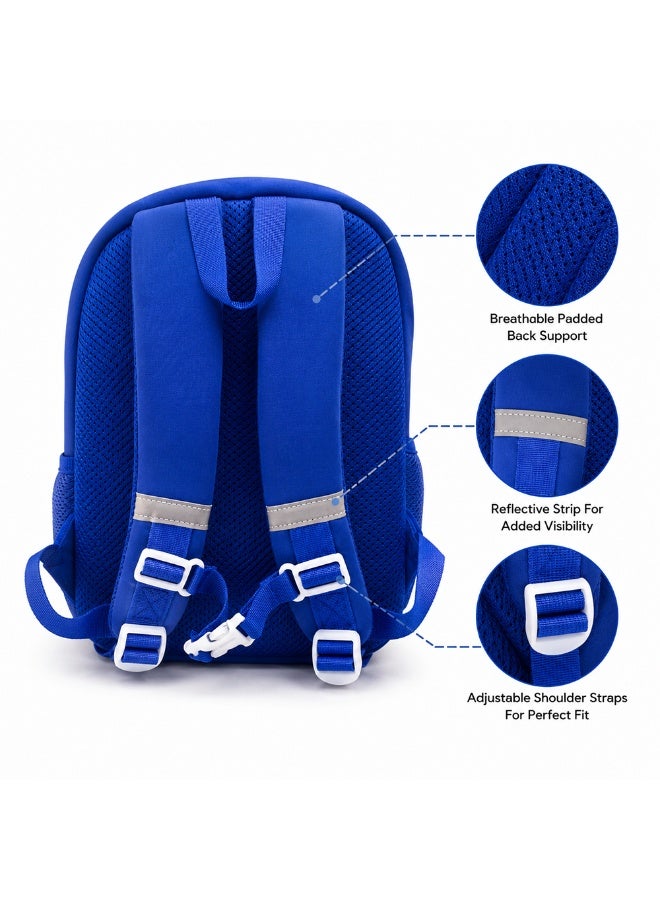 Cocobee - Aeroplane Style Dino Printed Backpack - Blue - 15-Inch/38.5 - Image 2