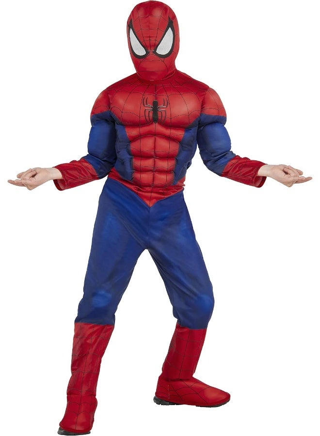 Rubie's Marvel Ultimate Spider-Man Deluxe Muscle Chest Costume, Child Medium - Medium One Color - Image 1