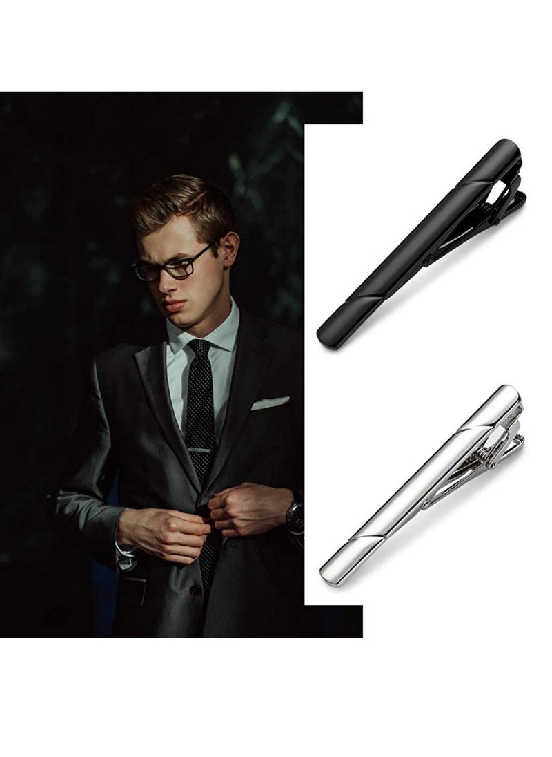 Generic 4-Piece Classic Tie Clips for man Business and Daily Life  - Image 3