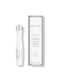 Skincode Exclusive Cellular EyeLift Power Pen | Cooling Eye Serum with ACR Complex for Puffiness, Dark Circles & Wrinkle Reduction |Under Eye Brightener & Hydrating Treatment with Hyaluronic Acid 15ml 