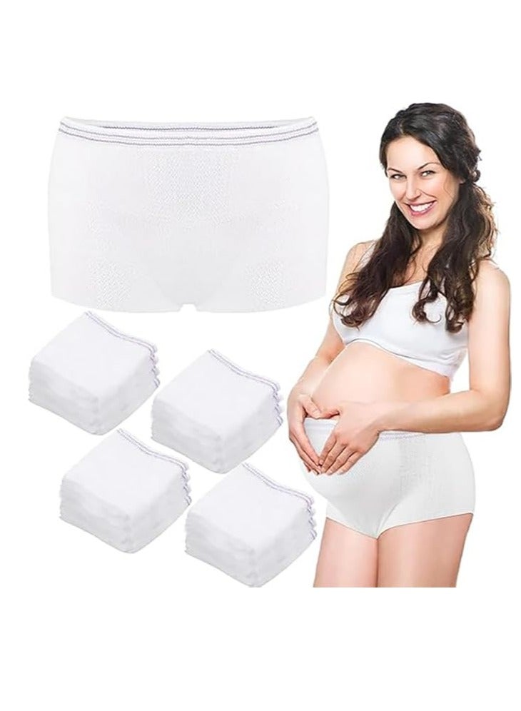 DUNISO 8 Counts Mesh Postpartum Underwear Disposable Panties, Women High Waist C Section Maternity Postpartum Panties, Soft, Stretchy, Breathable, Suit For Delivery, Surgical - Image 1
