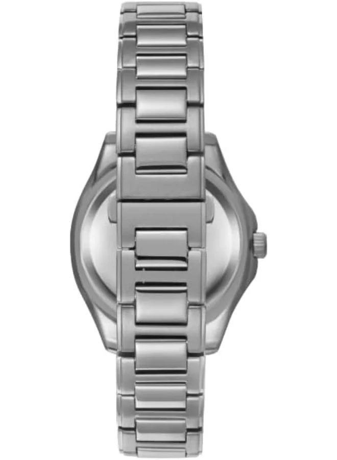بيفرلي هيلز بولو كلوب BEVERLY HILLS POLO CLUB BP3700C.330 Women Multi Function Display Watch & Metal Strap Silver