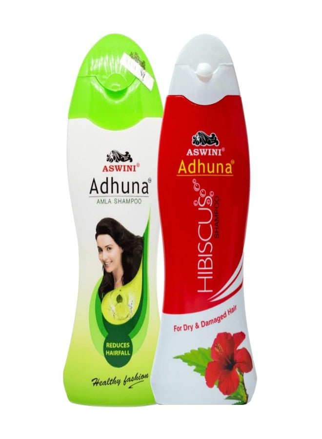 aswini Adhuna Amla + Hibiscus Shampoo Duo - 200ml - Image 2