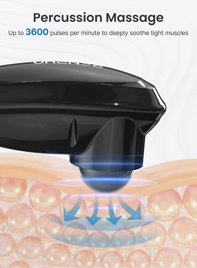 RENPHO Rechargeable Hand Held Deep Tissue Massager for Muscles, Back, Father Day Gifts FSA HSA Eligible Cordless Electric Percussion Body Massage for Foot, Neck, Shoulder, Leg, Calf, Gift for Men - Image 2