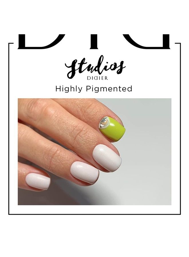 DIDIER LAB Studios Gel Polish Studio White - Professional Manicure Pedicure Products - Rich Pigment for Complete Nail Coverage - Flawless Shine - Suitable for Beginners - UV Lamp - Gift for Women - Image 2