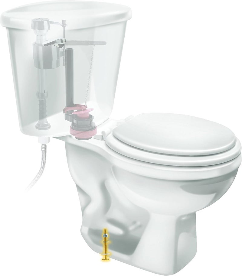 Fluidmaster 7111 Universal 3-Inch Bowl to Floor Bolts, Includes 2 Brass Bolts - Image 2
