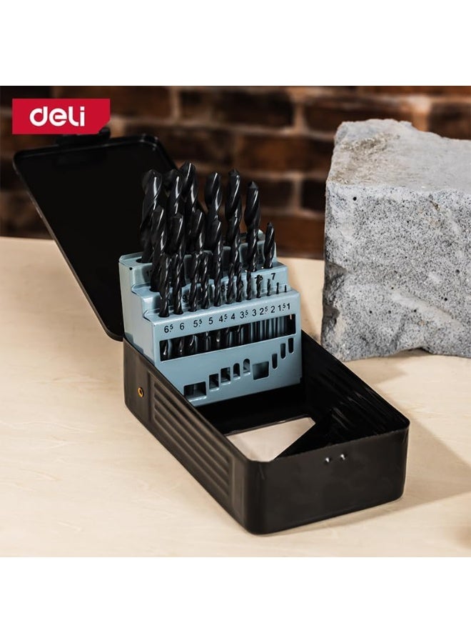 Deli HSS Drill Bit Set, 25 Pieces – Durable Metal Drill Bits - Image 5