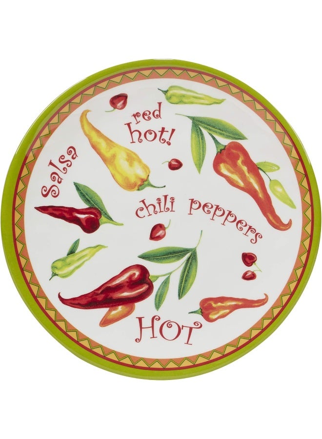 Certified International طقم أدوات مائدة ميلامين 12 قطعة حمراء معتمد لخدمة 4 أشخاص - Image 3