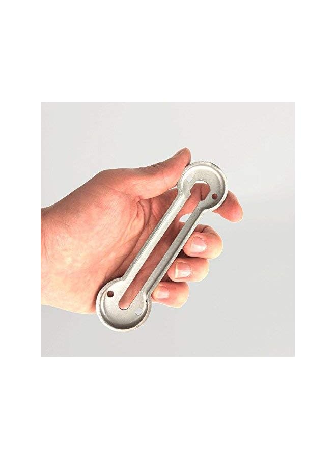 promass Extra-thick Door Chain Lock- Sus304 Stainless Steel Casting Door Security Chain Guard, Heavy Duty Latch Lock for Inside Door, Brushed Nickel Finish(Extra-Thick:1.85 mm) - Image 4