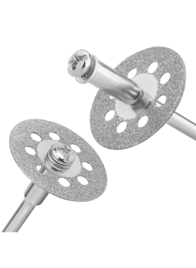 Diamond Cutting Wheel 30pcs with 402 Mandrel (3mm) 5pcs for Rotary Tool - Image 2