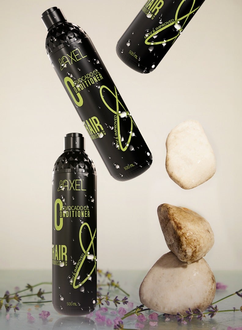 آكسل بلسم أكسل بالأفوكادو – 250 مل – لتغذية وترطيب الشعر – خالٍ من السلفات والبارابين - Image 4