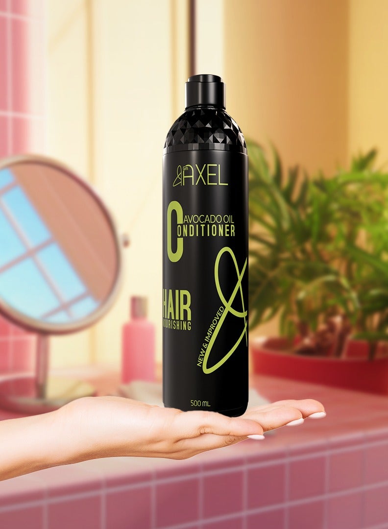 آكسل بلسم أكسل بالأفوكادو – 250 مل – لتغذية وترطيب الشعر – خالٍ من السلفات والبارابين - Image 5