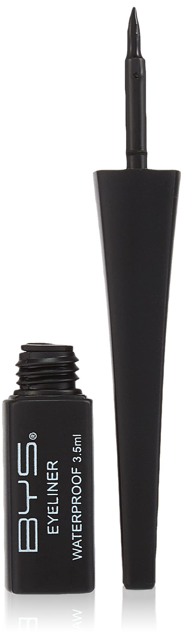 BYS Waterproof Smudgeproof Fine Tip Liquid Eyeliner Makeup Black 35ml