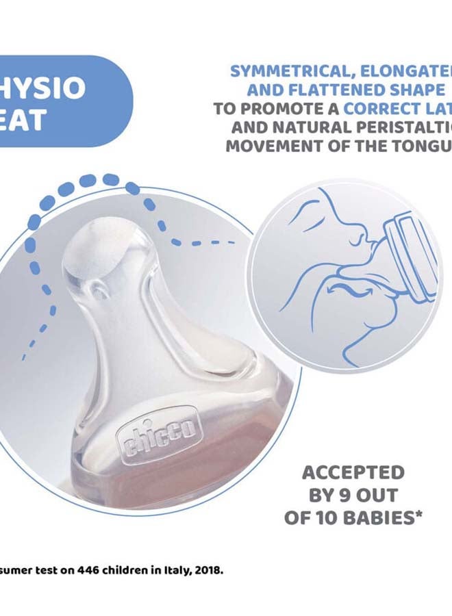 Chicco حلمة فيزيو المضادة للمغص لتدفق الطعام 6 أشهر+ (1 قطعة) - Image 3