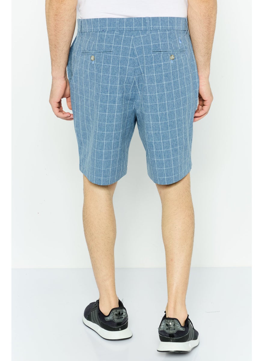 Tailorbyrd Men Sportswear Fit Golf Short, Slate Blue  - Image 3