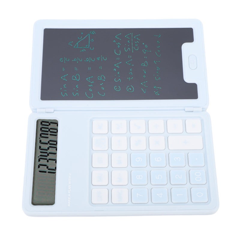 Handwritten Calculator LCD Screen Compact Foldable All In One Tool - Eye Friendly No Blue Light Display Paperless Notepad Calculator for School Office Home Business - Image 5