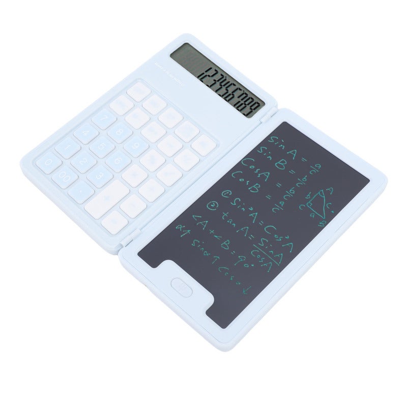 Handwritten Calculator LCD Screen Compact Foldable All In One Tool - Eye Friendly No Blue Light Display Paperless Notepad Calculator for School Office Home Business - Image 3
