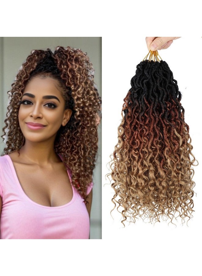 ال ام زد اي ام شعر كروشيه Goddess Locs بطول 14 بوصة، 8 حزم من شعر كروشيه Faux Locs للنساء، شعر كروشيه Hippie Locs مسبق التشكيل بأطراف مجعدة، أسود 1b/30/27 - Image 1