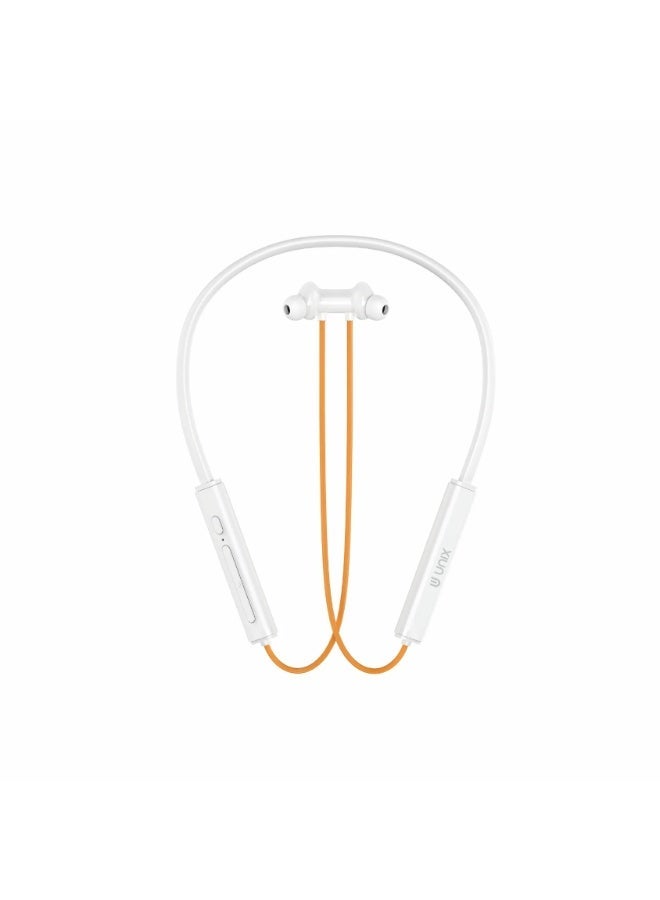 يونيكس سماعة عنق لاسلكية يونكس UX-W8 Zen 5 Pro | اتصال بلوتوث v5.4 | وقت تشغيل 52 ساعة مع درايفرات 13.4 مم | عزل ضوضاء ENC لمكالمات واضحة | تشغيل/إيقاف مغناطيسي | شحن سريع Type-C - Image 1