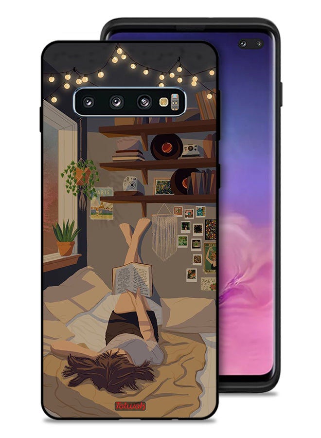 Tolwak غطاء حماية سامسونج غالاكسي S10 بلس لدراسة الفن - Image 1