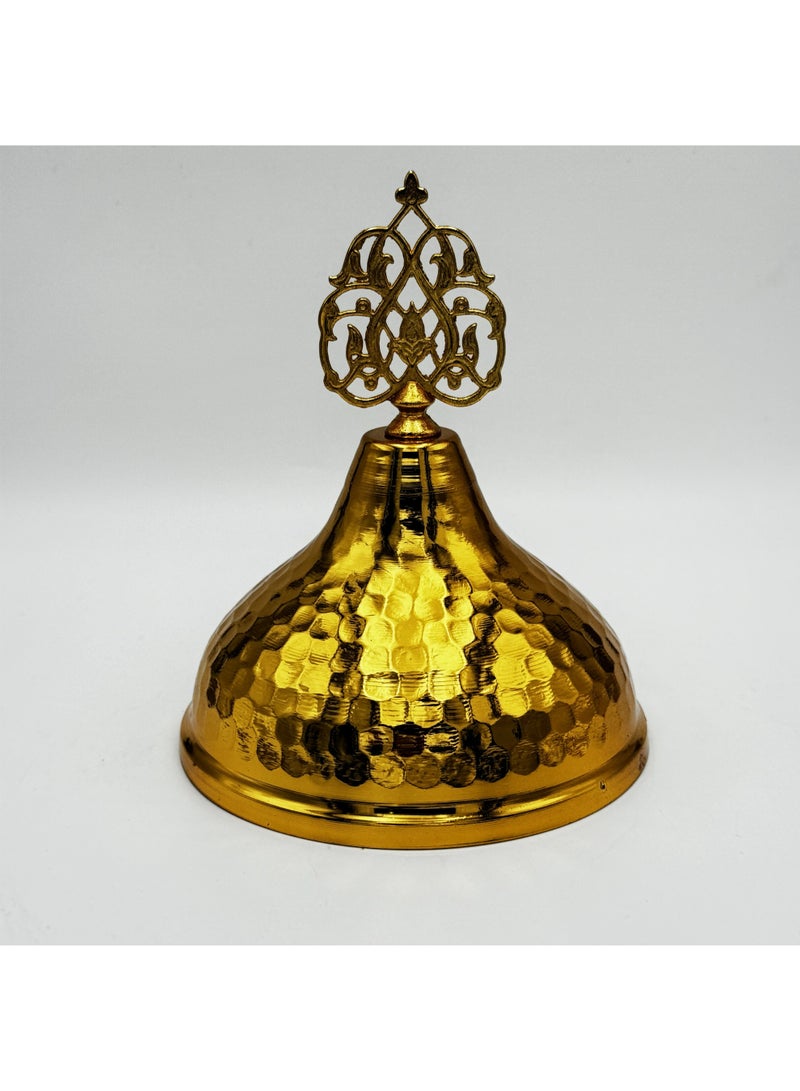 Handmade Gold-Colored Copper Rice Serving Pot with Lid – Premium Quality, Made in Turkey  - Image 3