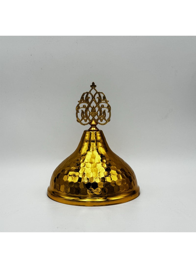Handmade Gold-Colored Copper Rice Serving Pot with Lid – Premium Quality, Made in Turkey  - Image 4