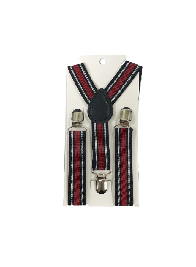 Adjustable Y Strong Clips Suspenders for Boys,Kids,Toddler,Girls,Infants and Baby（Red、Black） - Image 4