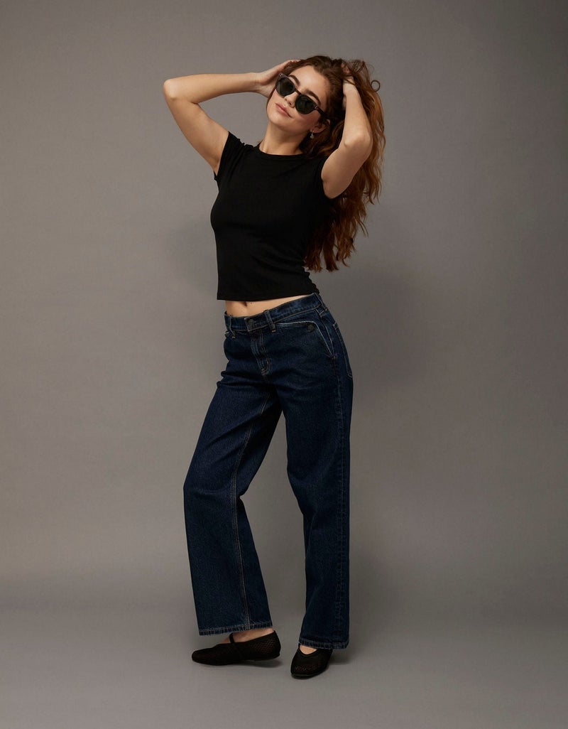 American Eagle AE Stretch High-Waisted Stovepipe Jean - Image 1