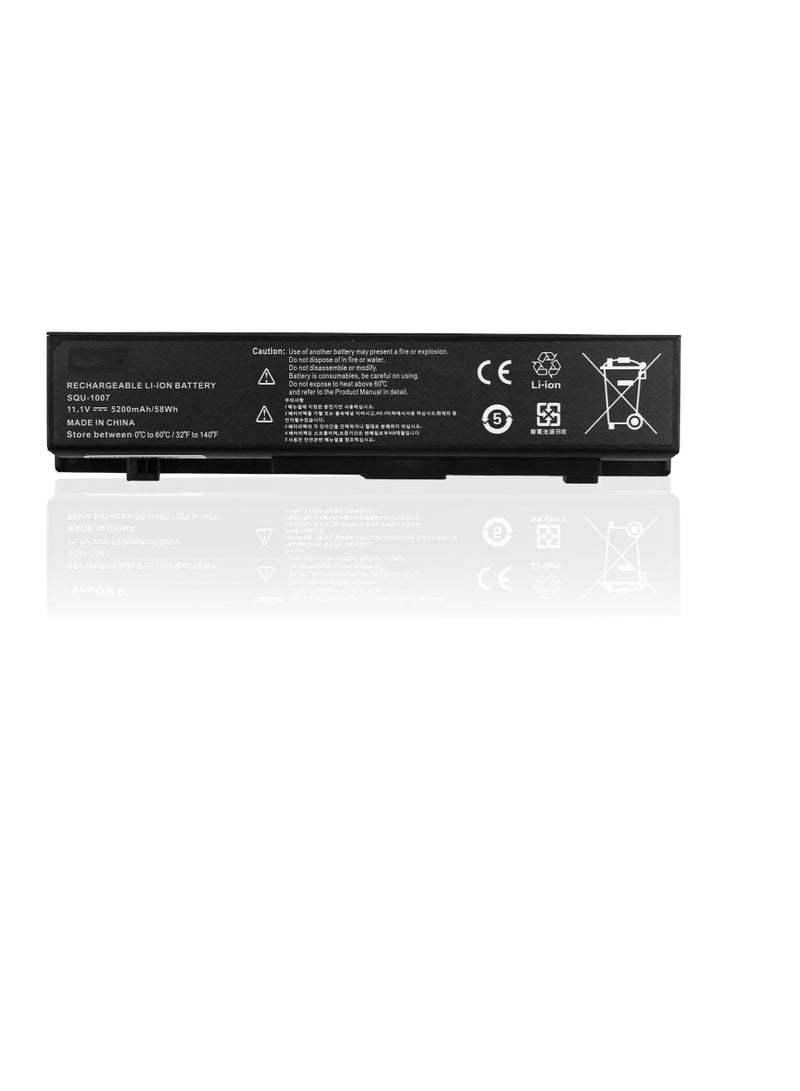 Terabyte SQU-1007 SQU-1017 Laptop Battery Compatible for LG XNOTE P420 S535 CQU918 SQU-1007 SQU-1017 (11.1V 5200mAh 57Wh) - Image 1