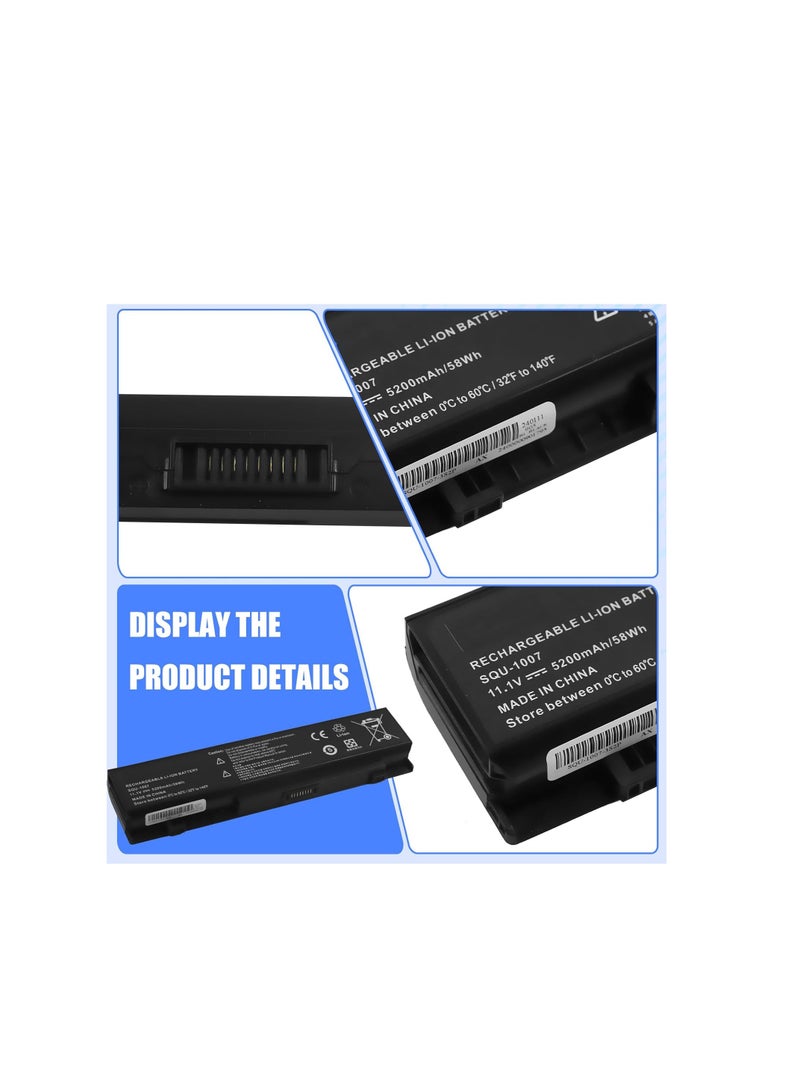 Terabyte SQU-1007 SQU-1017 Laptop Battery Compatible for LG XNOTE P420 S535 CQU918 SQU-1007 SQU-1017 (11.1V 5200mAh 57Wh) - Image 3