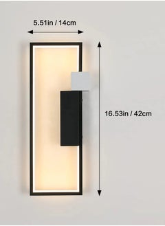 Comely Indoor LED Wall Light, Geometric Design, Modern Warm White Acrylic Wall Lamp  - Image 3