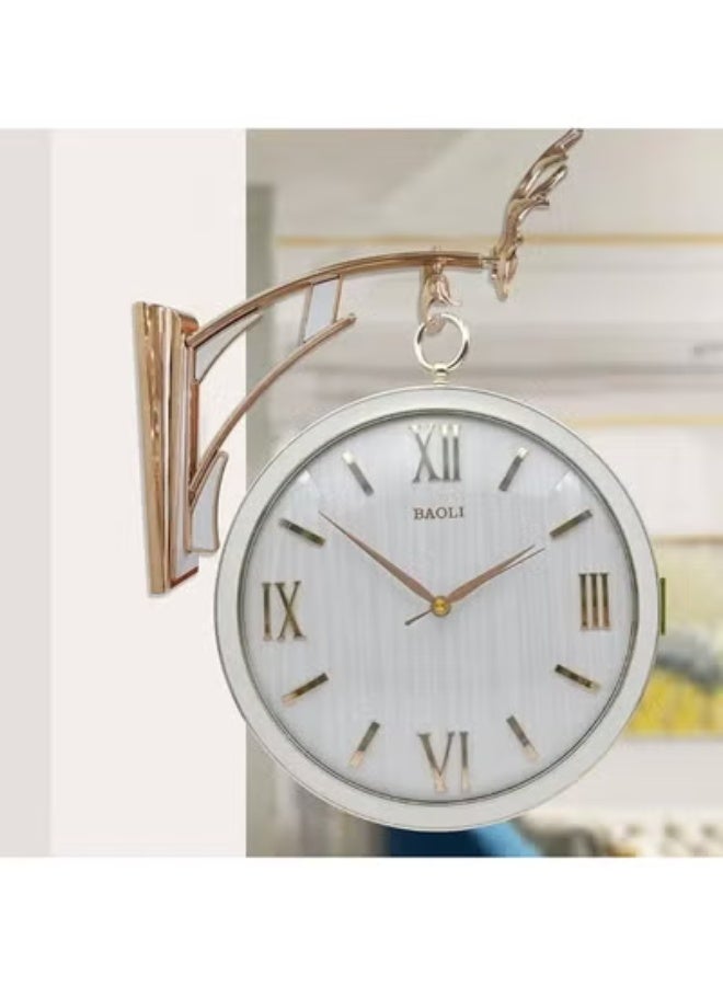 ناما ساعة حائط فاخرة مزدوجة الوجهين بتصميم كلاسيكي عصري - Image 2