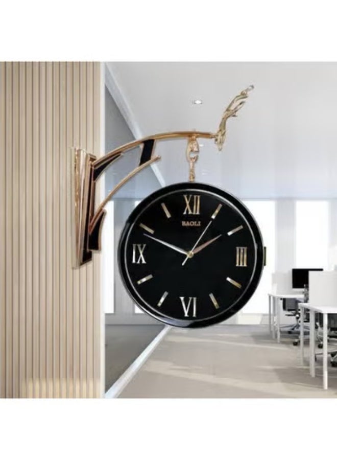 ناما ساعة حائط فاخرة مزدوجة الوجهين بتصميم كلاسيكي عصري - Image 1