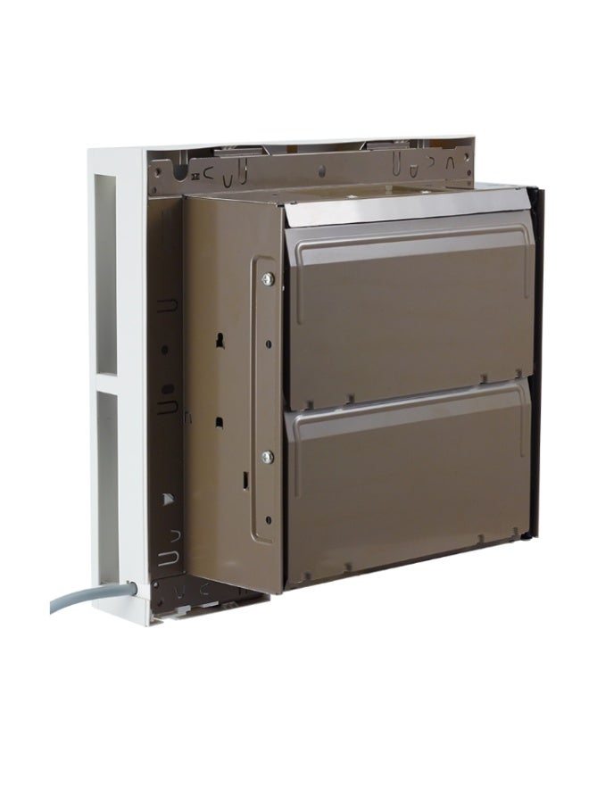 كي دي كي مروحة شفط KDK – جداري مربع 18×18 سم – بإطار بلاستيك وشبك حماية - Image 3